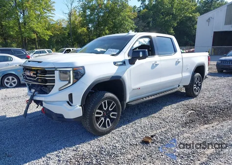 2022 GMC Sierra K1500 At4 из США, поврежденный, VIN 1GTUUEET7NZ593087